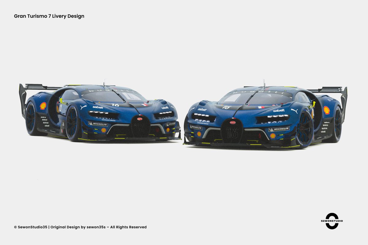 Bugatti VGT Design Concept.

Brand:  <a href="/Bugatti/">Bugatti</a> 
Game: Gran Turismo 

Tags 
#gt7 #GT7 #GT7Livery #PS5 #GraphicDesigner #Motorsport #GranTurismo #ps5 #racing #Racingcars