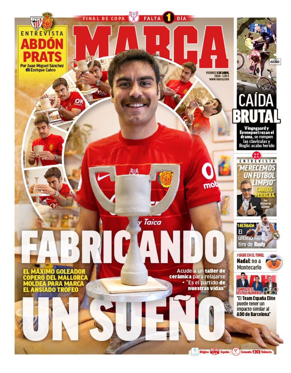 JUANMISB97's tweet image. Se acaba mi etapa en @marca tras cuatro años fantásticos sin parar ni un solo día. Empezamos contando noticias y nos marchamos habiendo hecho lo mismo hasta el último segundo.

Me llevo grandes amigos y, sobre todo, me voy con la conciencia tranquila por todo el trabajo.