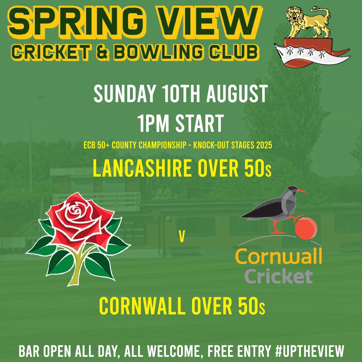The Red Rose over 50s are back in town after dispatching Derbyshire in the group stages!!