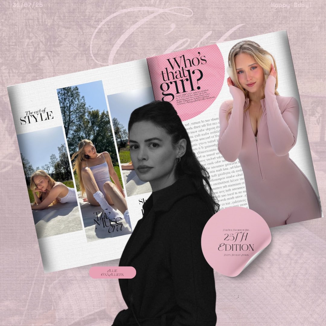 — 𝟹𝟷 𝒥..﹨﹙𝗕𝗂𝙧t𝘩𝖽𝖺𝘆 𐌉𝖼𝗈𝗇!﹚
 𝑡𝑜 𝗈𝗎𝗋 𝘀𝘄𝗲𝗲𝘁 𝗀𝗂𝗋𝗅 🩷 @almaindecente
ꔋ𝘩𝗲 𝟤𝟱t𝘩 𝗕𝗂𝙧t𝘩𝖽𝖺𝘆! 𝗘𝖽𝗂t𝗂𝗼𝗇!

Te amo con toda mi alma ✨ sobran las palabras cuando se demuestra día con día la felicidad y la dicha de ser tu amiga. Felicidades!! 🎉🎈