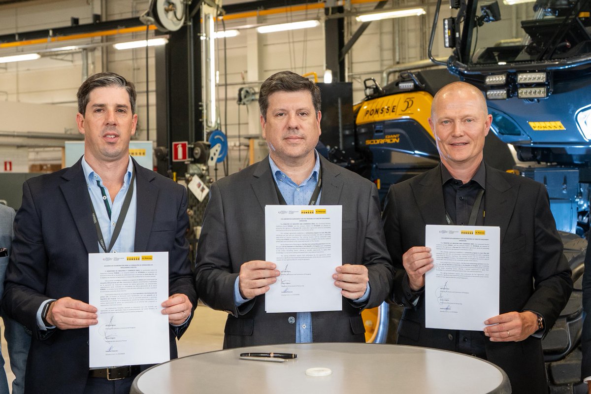 Estamos formando el futuro de la industria forestal. 

Hoy celebramos un gran paso para la capacitación técnica en Paraguay: firmamos un acuerdo con PONSSE y SACI H. Petersen para formar a 50 operadores de maquinaria forestal cada año, con becas completas y entrenamiento en