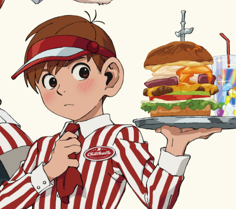 wow.he wants that burger so fuckking bad..