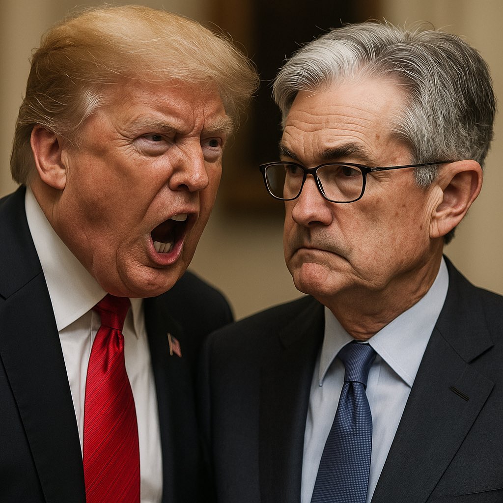 🔴CRIPTOVALUTE: Trump attacca Powell: "Troppo tardi, troppo arrabbiato, troppo stupido e troppo politico. Non dovrebbe essere il presidente della Fed!"