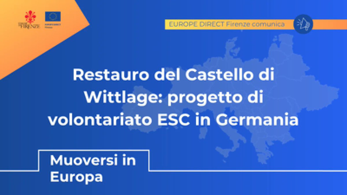Volontariato ESC in Germania

Progetto ESC: due settimane per giovani 18-30 anni dedicati al restauro del Castello di Wittlage. Scadenza candidature: 8 agosto.

Info: europedirect.comune.fi.it/blog/restauro-…

#VolontariatoGiovani #ESC2025 #PatrimonioCulturale