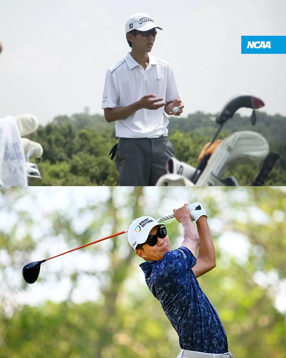 NCAA's tweet photo. .@Mike_kim714 is no stranger to a come back or giving back ⛳️

The @CalMensGolf alumn, now pro, is making the 2025 season one to remember. Taking big swings both on the green and at giving back to fans.🫶

#NCAAGolf | ✍️ https://t.co/er10BPeD8f https://t.co/kds8ptfVjj