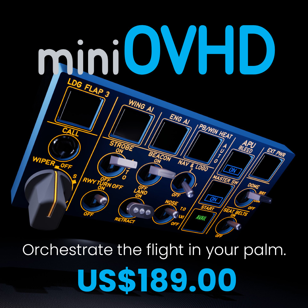 simflight's tweet photo. miniCockpit - miniOVHD All Details and Release Date
https://t.co/ygtJnyhzkF

#minicockpit #miniovhd #Airbus #hardware #MicrosoftFlightSimulator #Xplane #overhead https://t.co/74DQ4P9xZG