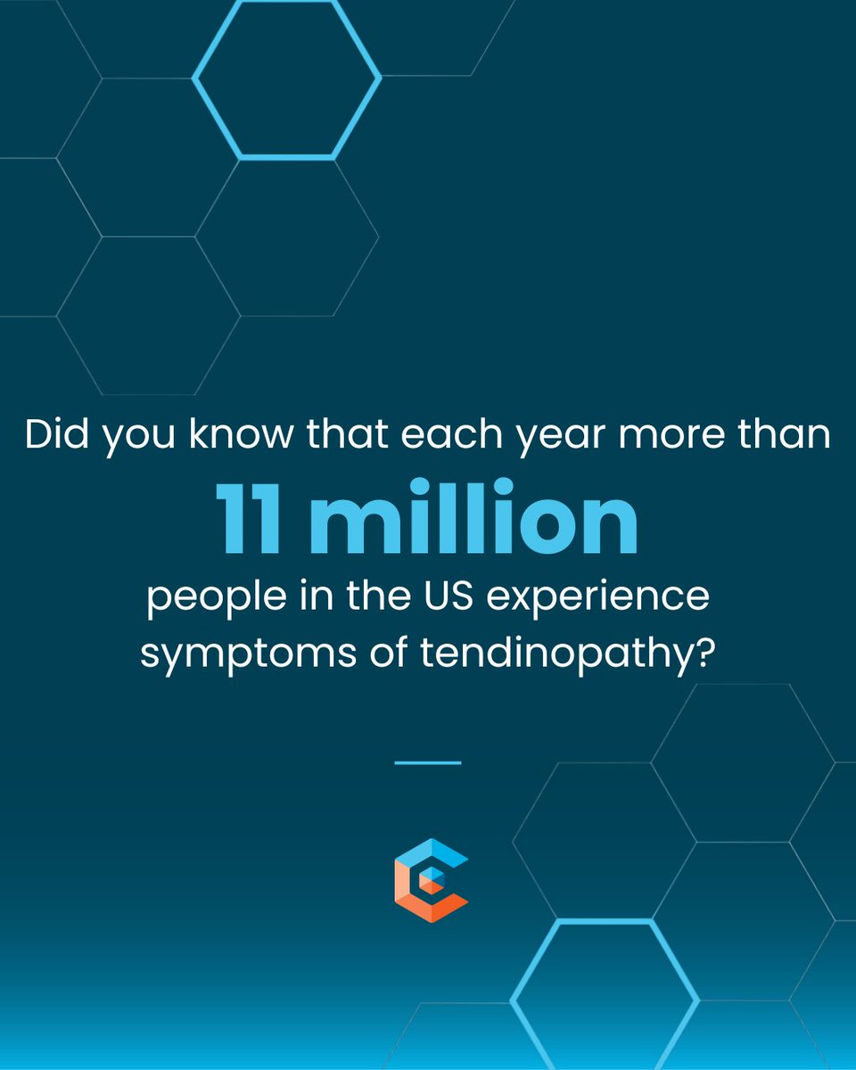 Did you know that each year more than 11 million people in the US experience symptoms of tendinopathy?

We are developing treatments to address the molecular cause of tendon disease, not just alleviate symptoms.

Visit causewaytx.com to learn more.