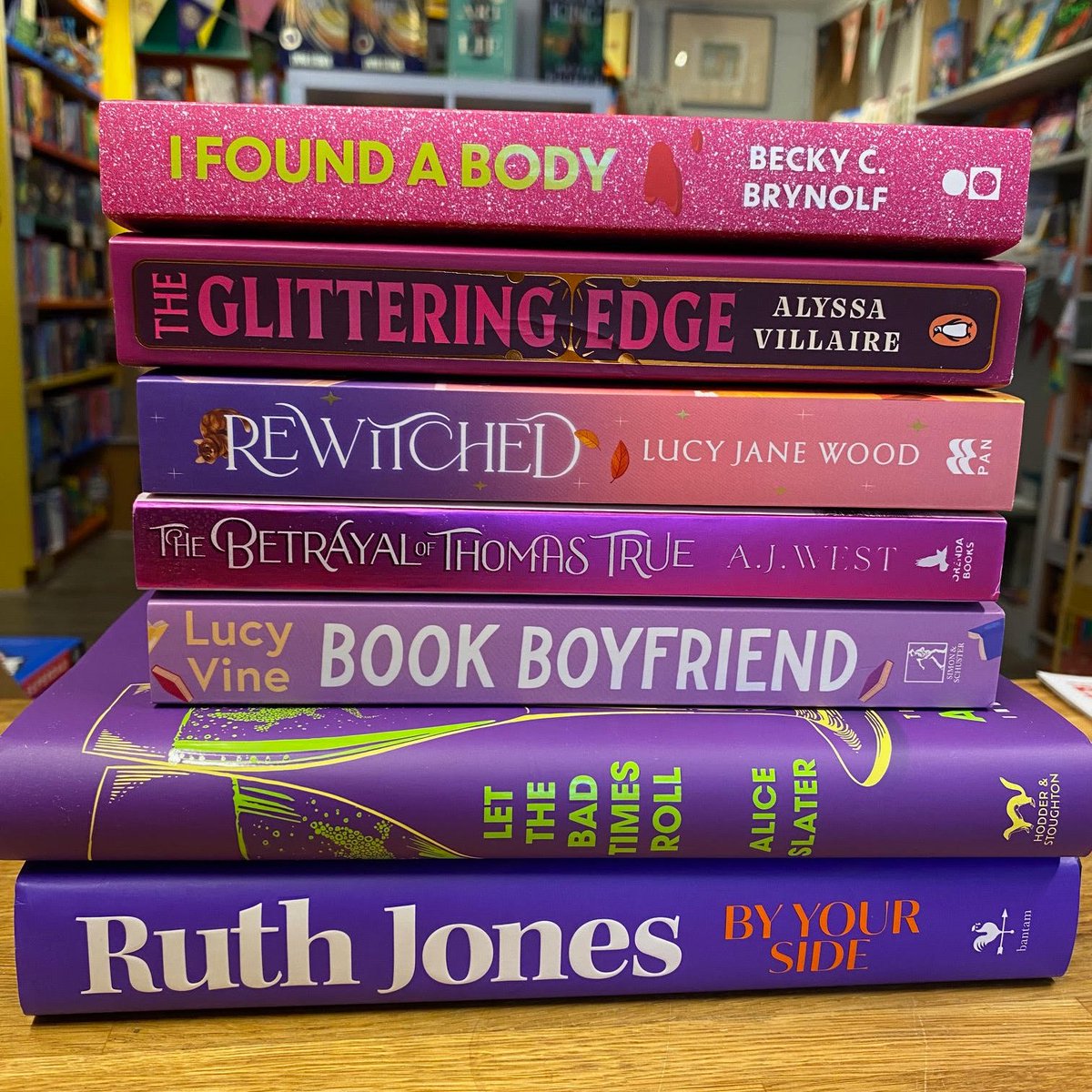 Darling Reads (@darling_reads) on Twitter photo Last installment of rainbow recommendations for summer is violet 💜💜💜
Get in the shop or through <a href="/bookshop_org_UK/">Bookshop.org</a>
uk.bookshop.org/lists/rainbow-…
<a href="/beckycbrynolf/">Becky C. Brynolf</a> <a href="/LucyJaneWood/">Lucy Jane Wood</a> <a href="/AJWestAuthor/">AJ West #AlwaysTogether</a> <a href="/Lecv/">Lucy Vine</a> <a href="/therealruthj/">Ruth Jones</a> Last installment of rainbow recommendations for summer is violet 💜💜💜
Get in the shop or through <a href="/bookshop_org_UK/">Bookshop.org</a>
uk.bookshop.org/lists/rainbow-…
<a href="/beckycbrynolf/">Becky C. Brynolf</a> <a href="/LucyJaneWood/">Lucy Jane Wood</a> <a href="/AJWestAuthor/">AJ West #AlwaysTogether</a> <a href="/Lecv/">Lucy Vine</a> <a href="/therealruthj/">Ruth Jones</a>