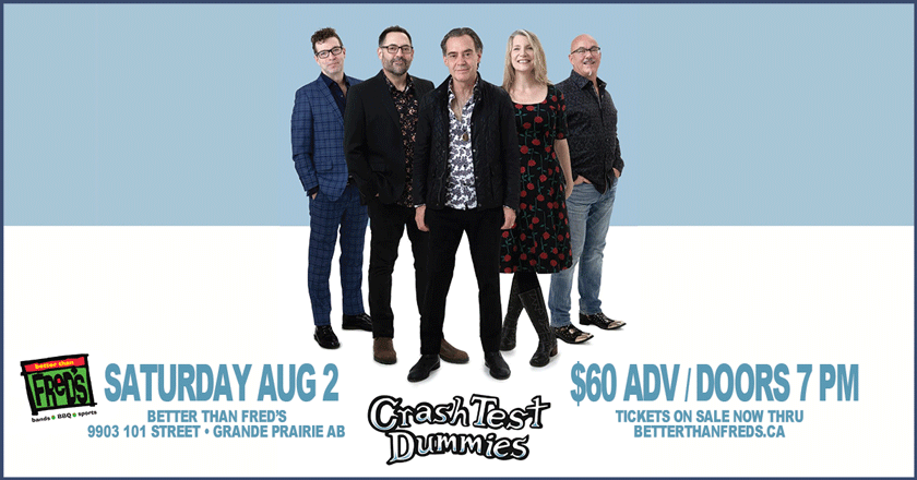 Better Than Freds (@betterthanfreds) on Twitter photo Coming us this wkend at <a href="/BetterThanFreds/">Better Than Freds</a>! Don't miss
Crash Test Dummies <a href="/ctdsband/">Crash Test Dummies</a>
Sat Aug 2
$60 Adv
TICKETS: betterthanfreds.ca/aug-2-crash-te… Coming us this wkend at <a href="/BetterThanFreds/">Better Than Freds</a>! Don't miss
Crash Test Dummies <a href="/ctdsband/">Crash Test Dummies</a>
Sat Aug 2
$60 Adv
TICKETS: betterthanfreds.ca/aug-2-crash-te…