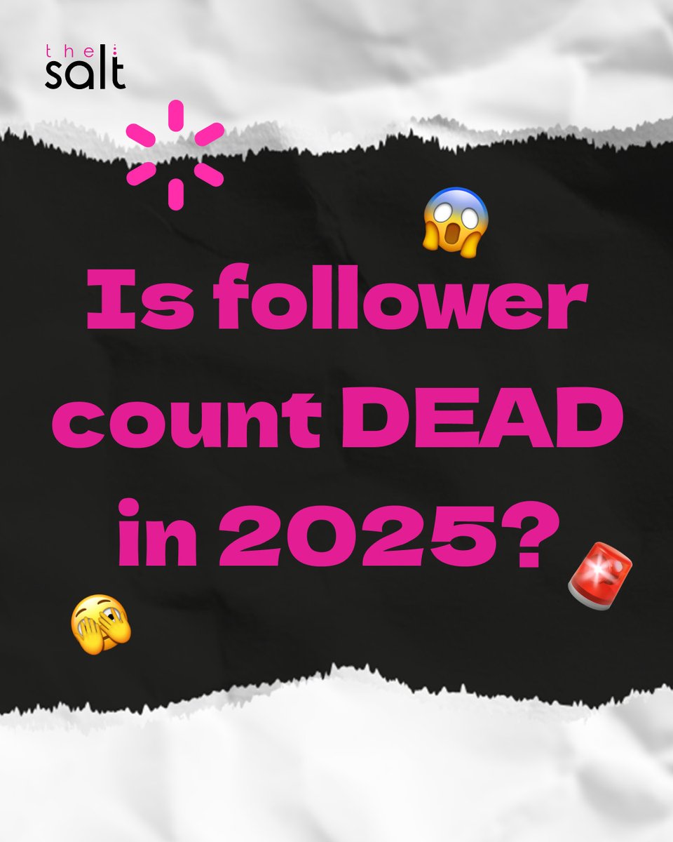 Here’s the truth: creators chasing numbers over actual results are missing the point. If you’re not playing smart, you’re playing yourself. 

What do you think?🤔

Want to know more? 👉 thesalt.co.za/creator-genera…