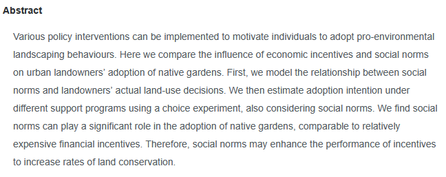 Land Economics Journal tweet media