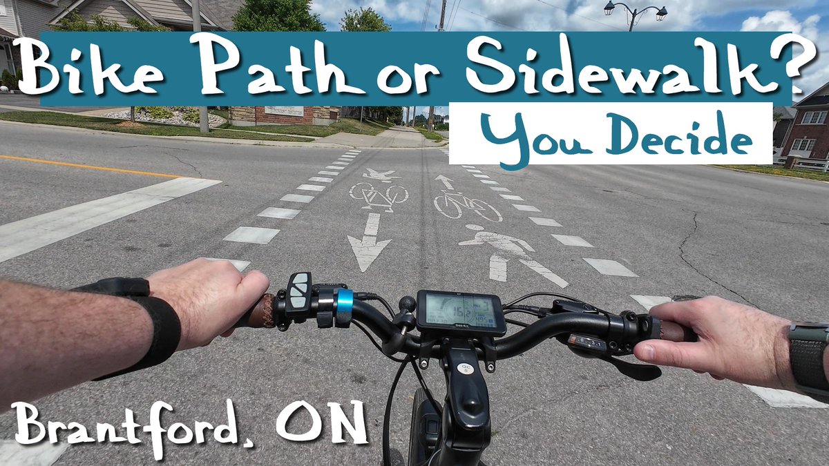 #Brantford’s Shellard Lane sidepath is missing from all maps and every road crossing has a different design.
It could be a great connector... if people even knew it existed.

📺 WATCH: youtu.be/Vfn9apIxz-0

#CyclingInfrastructure #HamOnt #Ramble
