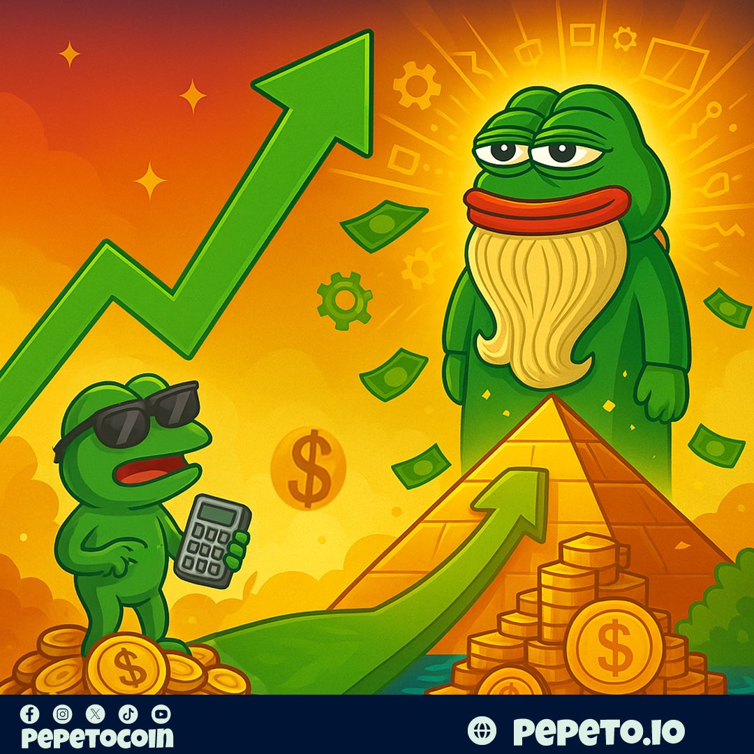 Pepetocoin's tweet image. $1K in $Pepeto = $80K
That’s if it only does what Pepe did.
And Pepe… was just a frog. 🐸

Pepeto is the GOD.
Forged in ⚙️ Technology and 💻 Optimization.
$80K is the floor.

👉 Buy $PEPETO now: pepeto.io

#pepeto #CryptoPresale #Presale #memecoin