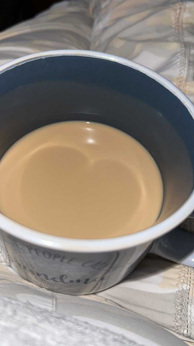 Good morning 🌞☀️and Happy Thursday Xland😃 
Peep that cute little heart in my fav coffee cup ☕️. 
It’s already so hot in NO FL it’s 86* now and will get right on up to 96* UGH it’s 🥵