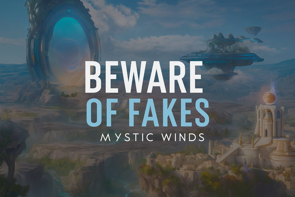 4passionDev's tweet photo. Mystic Winds fans: avoid fakes! Follow @MWPlayFun for real news 💡 #NoScam #Scam #FantasyGaming https://t.co/mRhKEmmvKE