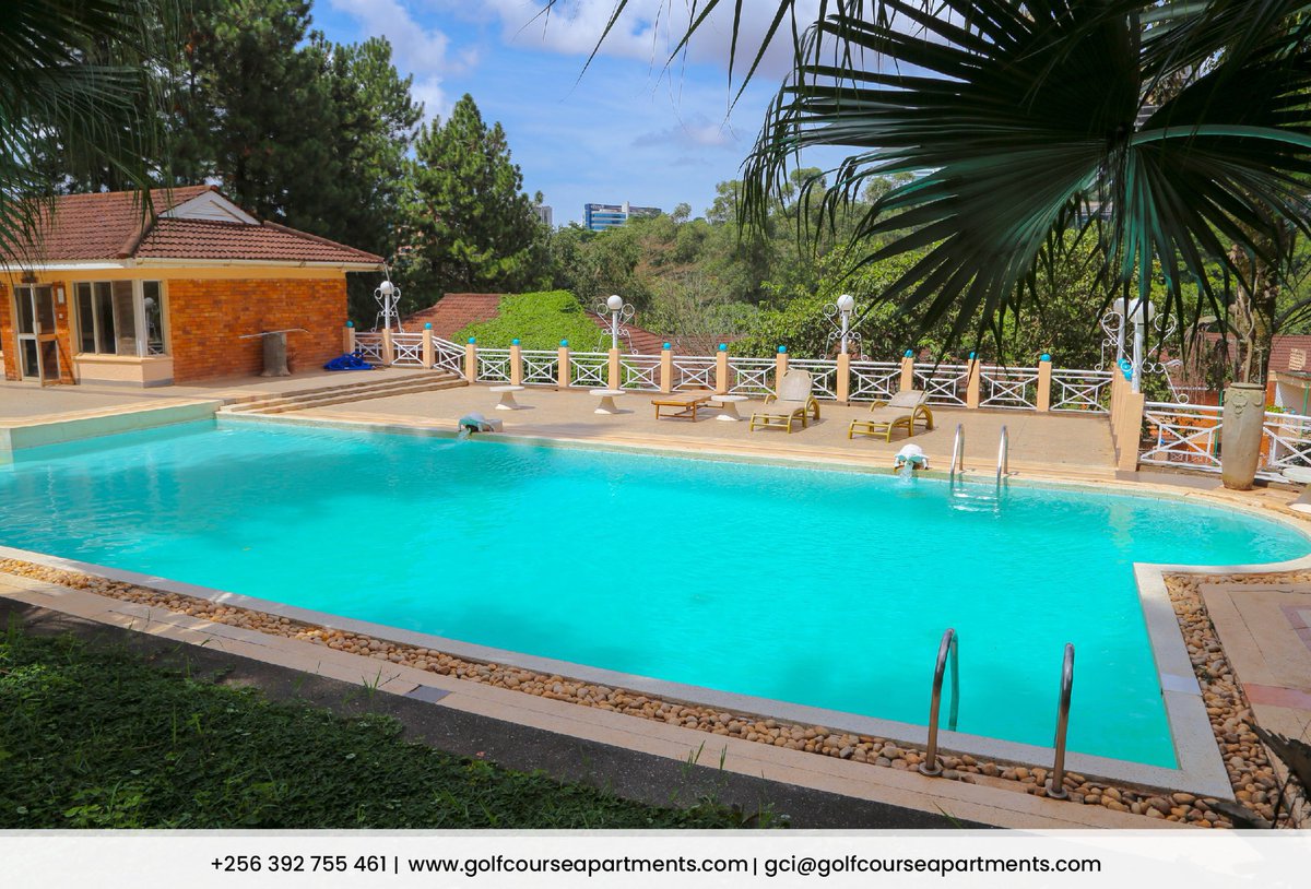 GolfCourseApart's tweet image. Relax and rejuvenate with a refreshing swim in our serene pool while on your stay with us.🏊‍♂️

To book or sight visit, Call: +256392755461 | Email : gci@golfcourseapartments .com

#Golfcourse #Homes #Apartments #Airbnb #Kampala #accomodation #swim #relax