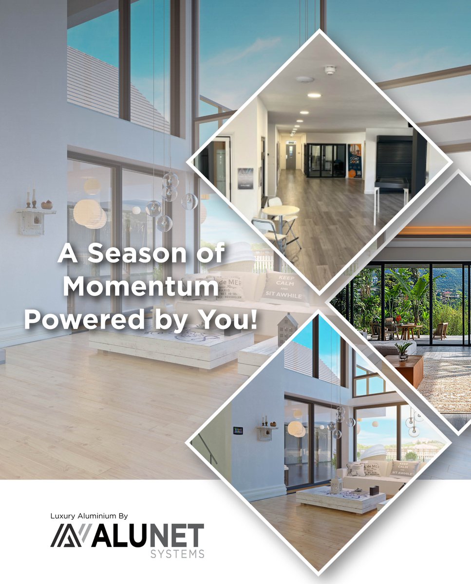 Soaring Sales, Summer Sunshine, and a Big Thank You from Alunet! A Season of Momentum, Powered by You! 🚀

From bold beginnings to becoming a trusted name in aluminium systems, our journey has been nothing short of incredible and it's all thanks to you.

#AlunetAdvantage