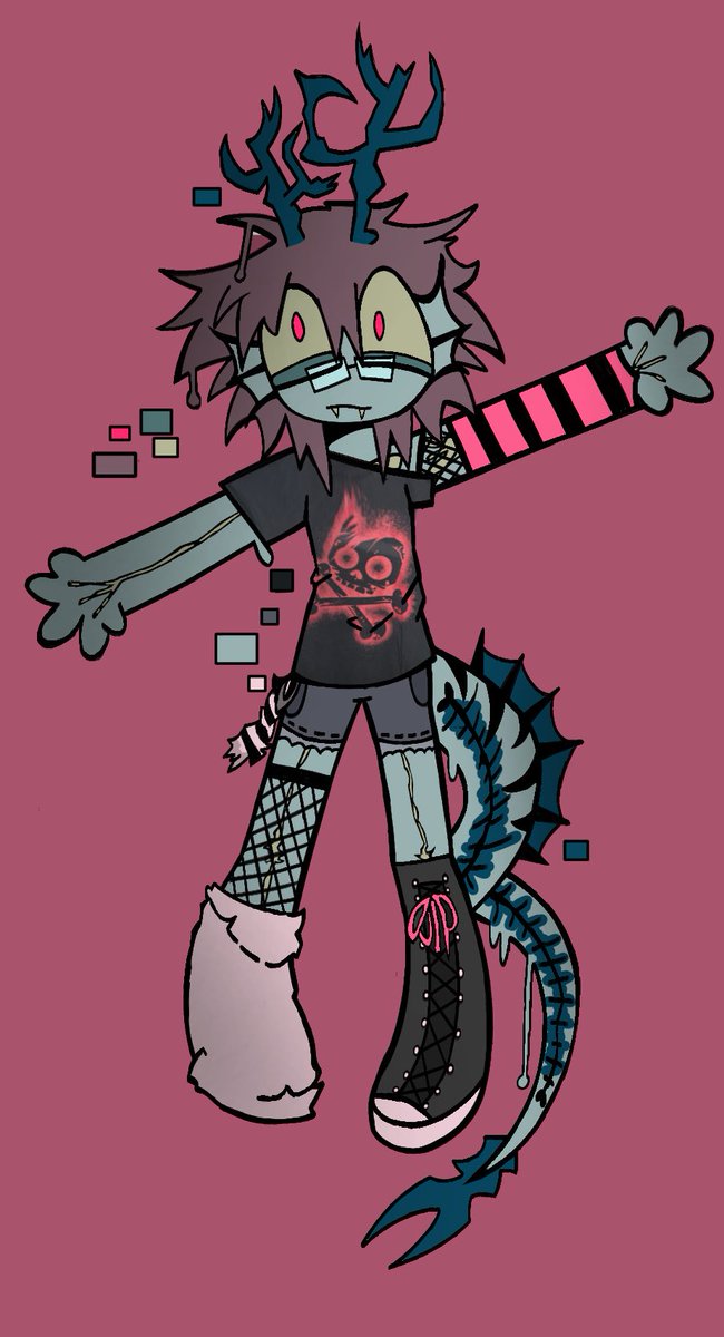 hyunsukinnie's tweet photo. Look at my stupid cringefilled creepypasta self insert oc he pisses me off #creepypasta #creepypastatwt #art #selfinsertart #digitalart u guys wanna ask me about him soooo badly https://t.co/1pfGgnwdhx