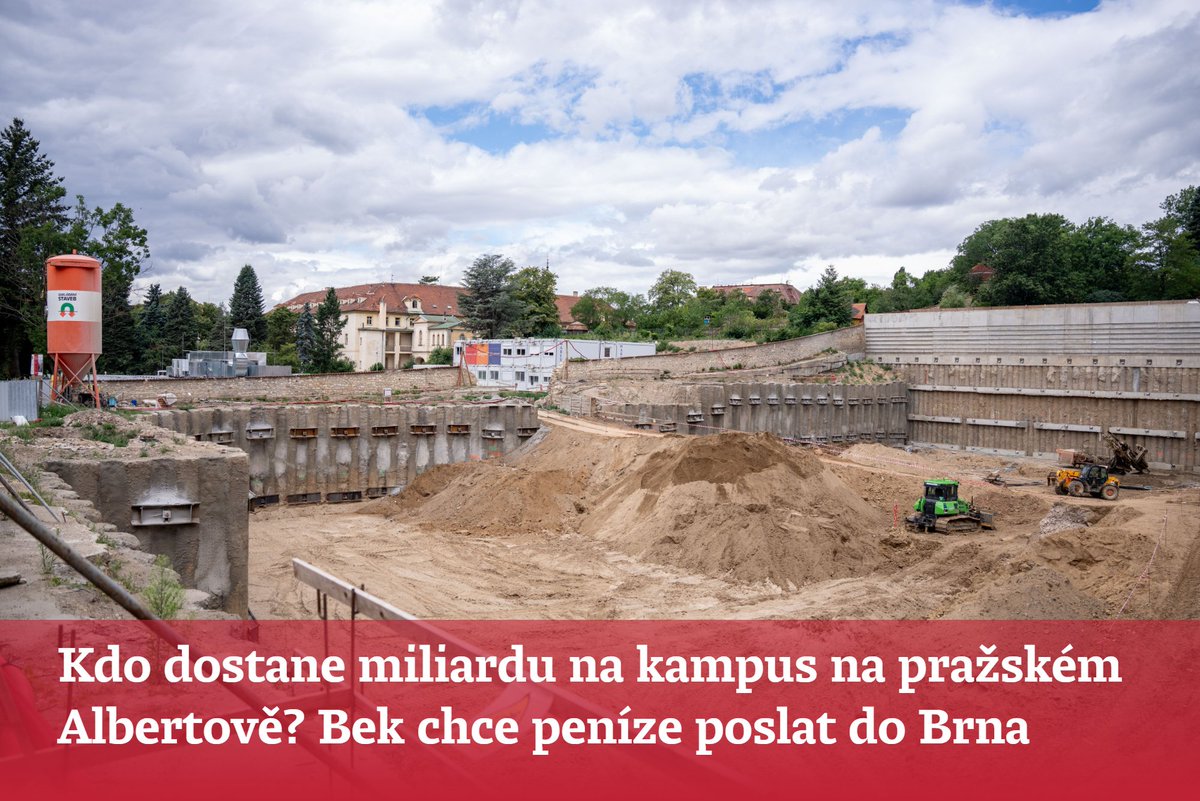 denikn.cz/1798486/
Ministerstvo školství má plán, co udělá s unijní miliardou korun, kterou nestihne prostavět Univerzita Karlova v kampusu na pražském Albertově. Česko o peníze nejspíš nepřijde, rezort Mikuláše Beka je ale chce přesunout jinam.