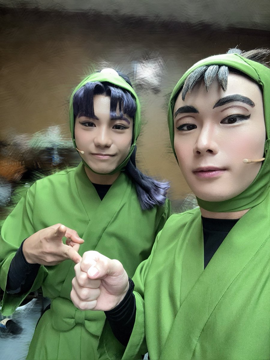 tomoya_isihara's tweet photo. 忍ゲキ8公演目ありがとうございました！
幸せいっぱいになって帰ってくれたかな！
やっぱり忍たまは幸せな時間をくれる。
また明日も頑張ります！
 #忍ゲキ
※上げ直しました！ https://t.co/fjJVx8piHx