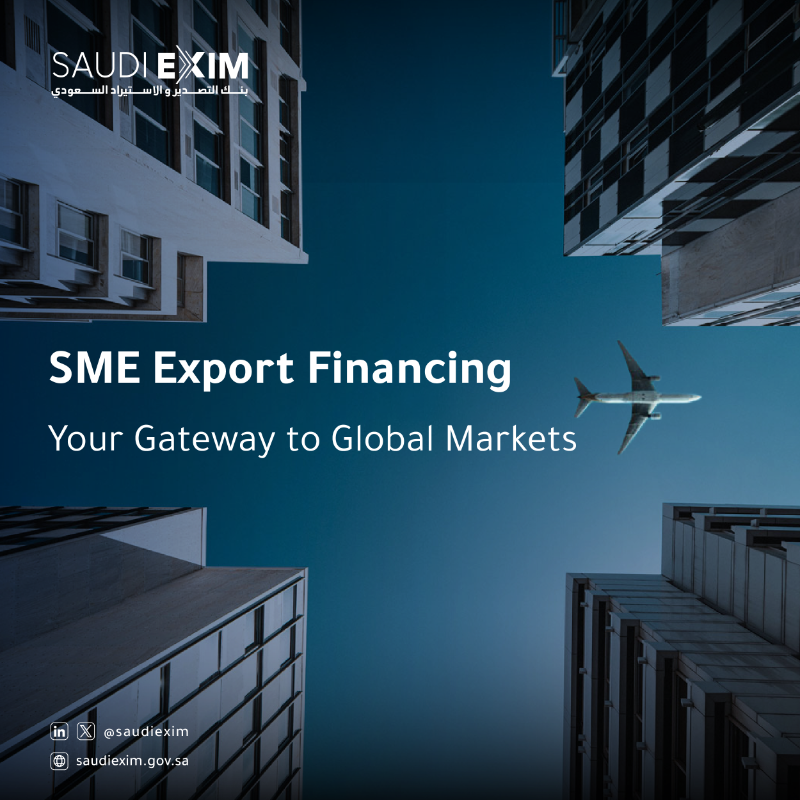 SaudiEXIM's tweet photo. From guarantees to global line of credits
Explore how #SaudiExim empowers Small and Medium Enterprises with tailored financial solutions.
#ExpandGlobally
