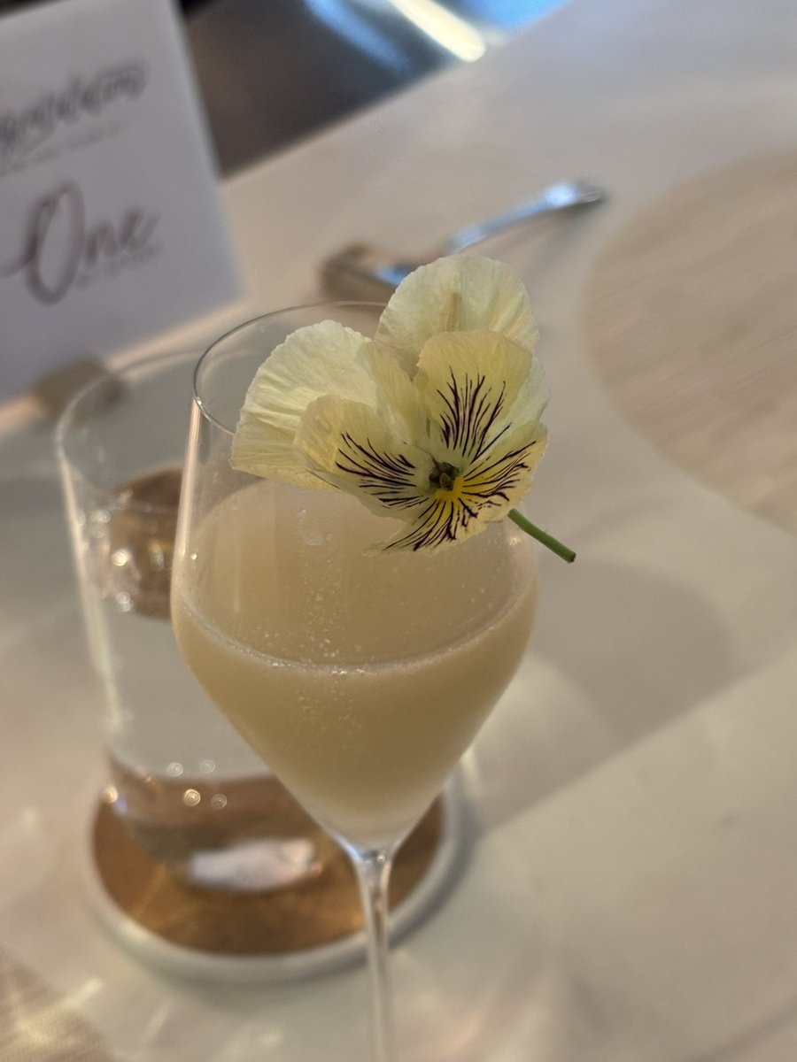 Cryptography fact of the day: you can (probably???) eat the flowers they use to decorate drinks!