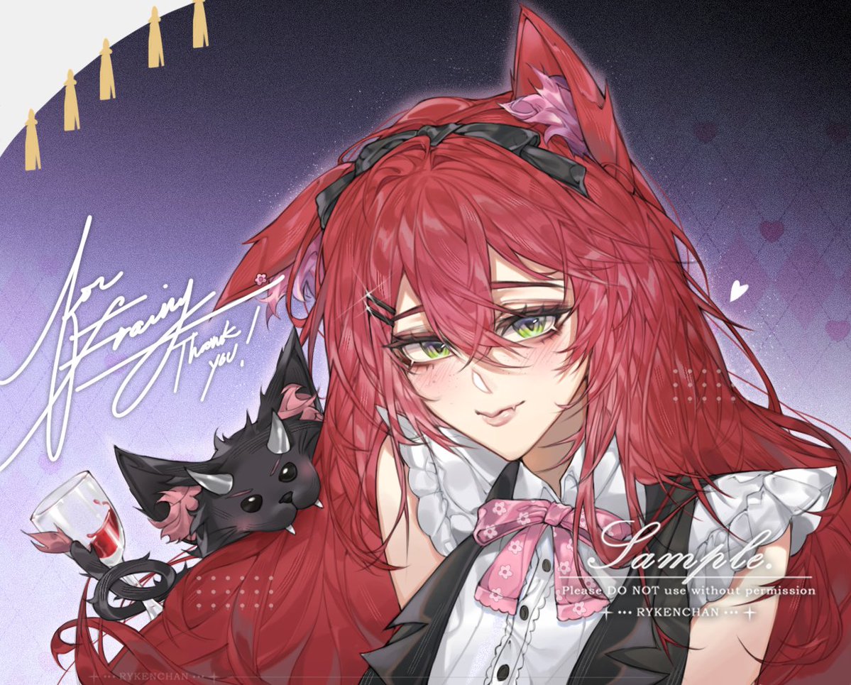 I'm obsessed with this skeb from <a href="/rykenchan/">ryken</a> so much I love it!! Highly recommend getting some art from him 💖