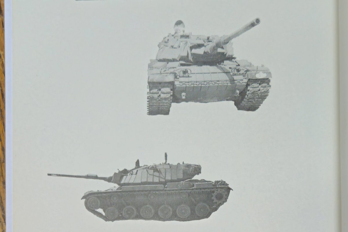 Israelitanknerd's tweet image. Magach 6 Bet Digum Meshulav, an improved variant with LRF, Nir David improved FCS, automatic fire suppression, and NVD or thermals. Photos found in YLA Archive by &quot;Snake Eagle&quot; and conversion plate posted by Yossifon in 2005 via Fresh.