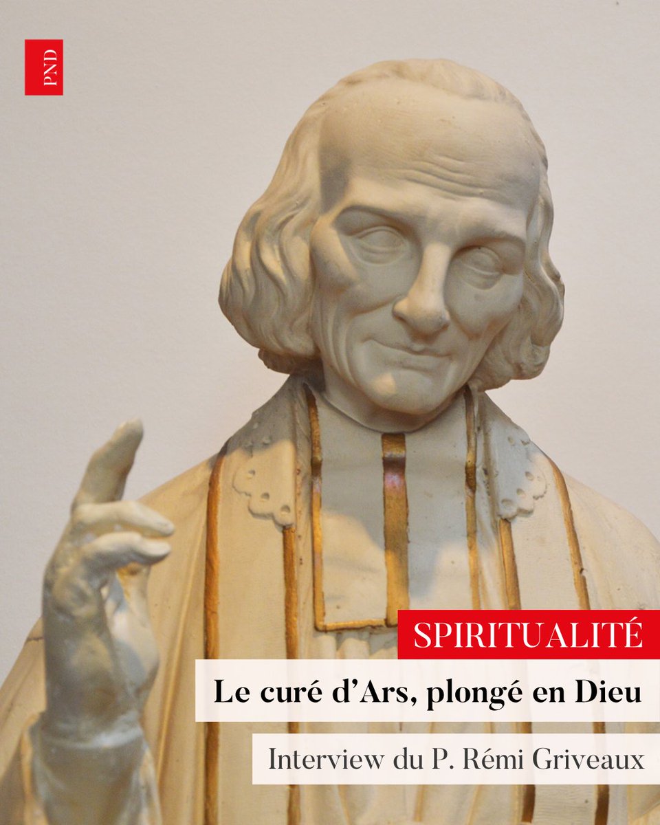 [ARTICLE OFFERT 📰]
En ce 4 août, fête du saint Curé d'Ars, retour sur cette figure majeure du sacerdoce avec le P. Rémi Griveaux, prêtre du Diocèse de Paris, curé actuel d’Ars et recteur du sanctuaire d’Ars depuis 2020.

À lire ici : dioceseparis.fr/le-cure-d-ars-…