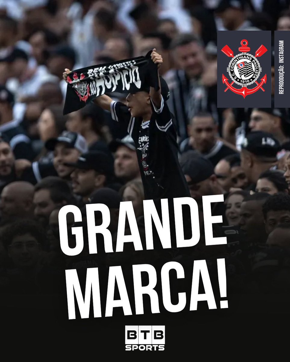 A MAIS FIEL?! 🚨

O Corinthians atingiu a marca histórica após registrar mais de 45 mil torcedores na vitória por 1 a 0 sobre o Palmeiras, na Neo Química Arena, pelas oitavas da Copa do Brasil.

Com isso, o Timão chegou a 1.023.525 ingressos vendidos em 24 partidas em casa na