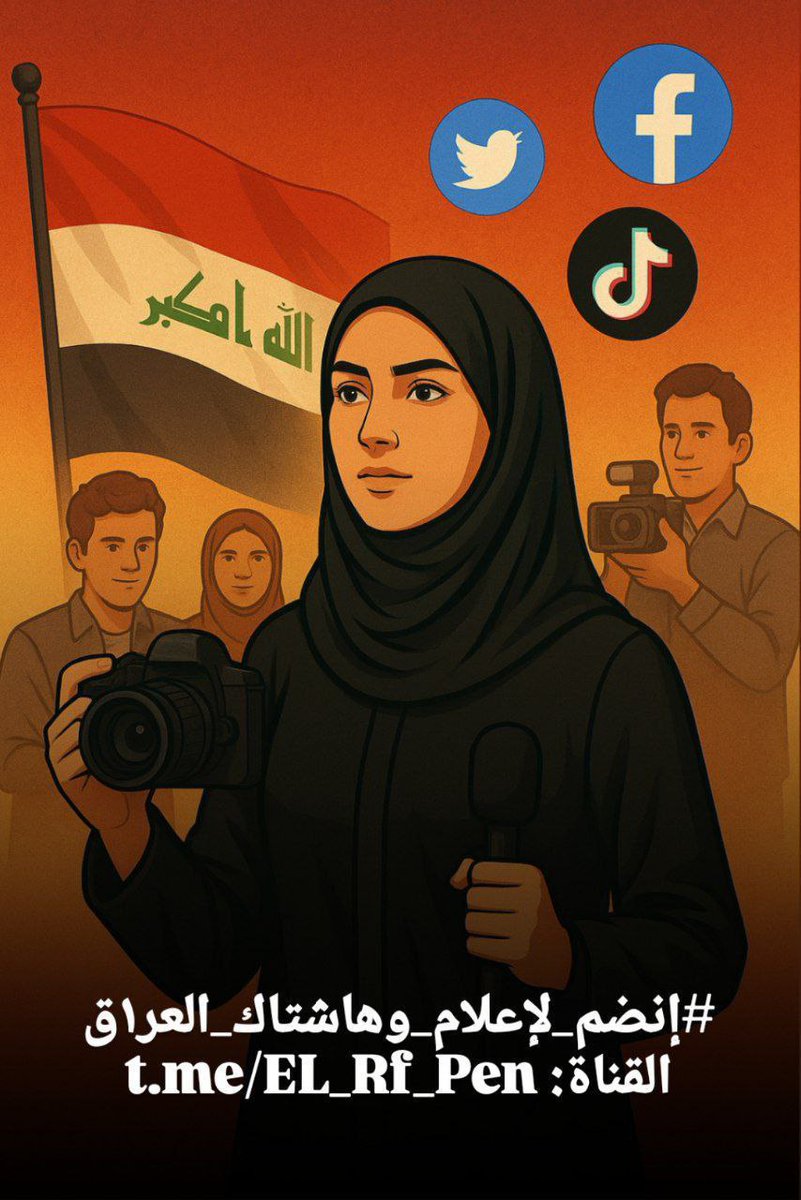 zahd697807's tweet image. ‌‌بعد مرور عقد وأكثر من الزمان، ما زال فريق الإعلام الوطني يرسخ المبادئ الوطنية، محاربًا كل الأمور الدخيلة على المجتمع العراقي: انحراف، شذوذ، فساد، تبعية... ولأجل الاستمرار في ذلك 👇🏻

#إنضم_لإعلام_وهاشتاك_العر١ق
القناة: t.me/EL_Rf_Pen
#ไทยกับกัมพูชา #ปอนด