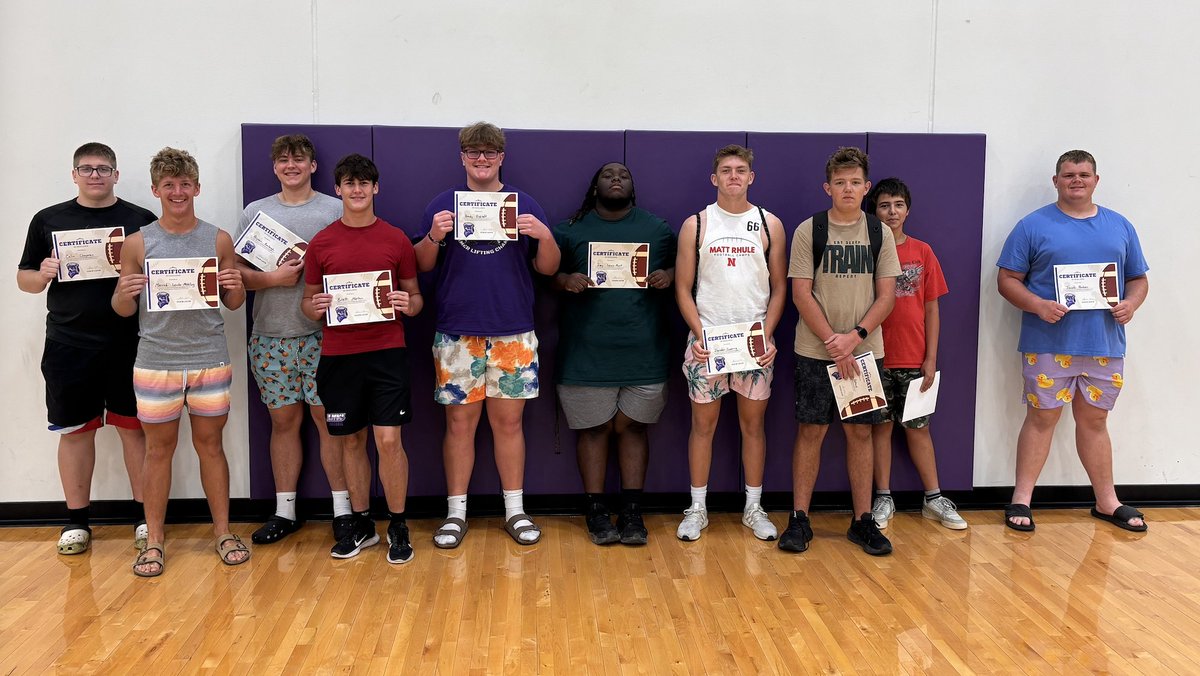 This group fully committed their summer to getting better by attending 100% of the summer workouts. The Falcon Way runs deep with this group! Sacrifice and commitment are huge in player development!