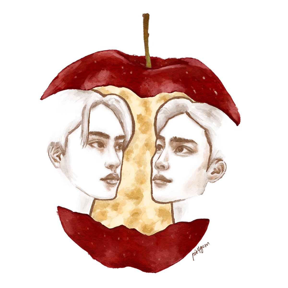 when the apple is doomed 😞#TicketToHeaven #geminifourth