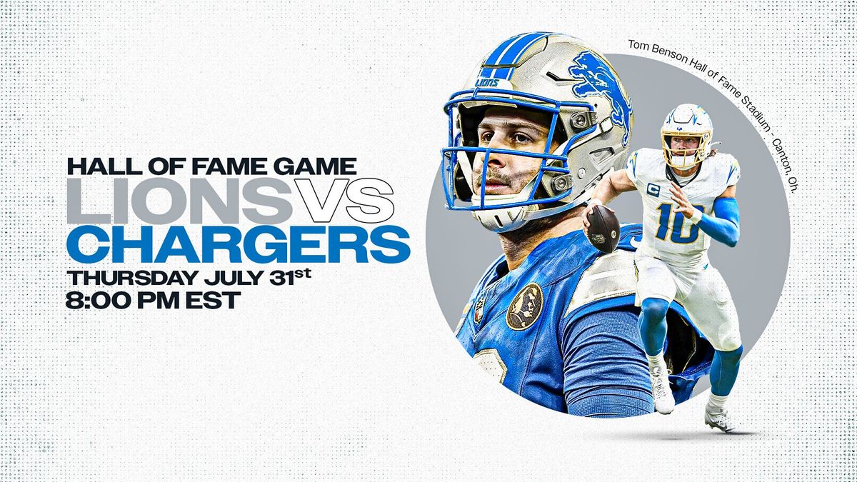 What channel is Lions vs. Chargers on today? Time, TV schedule for Hall of Fame Game touchdownwire.usatoday.com/story/sports/n…
