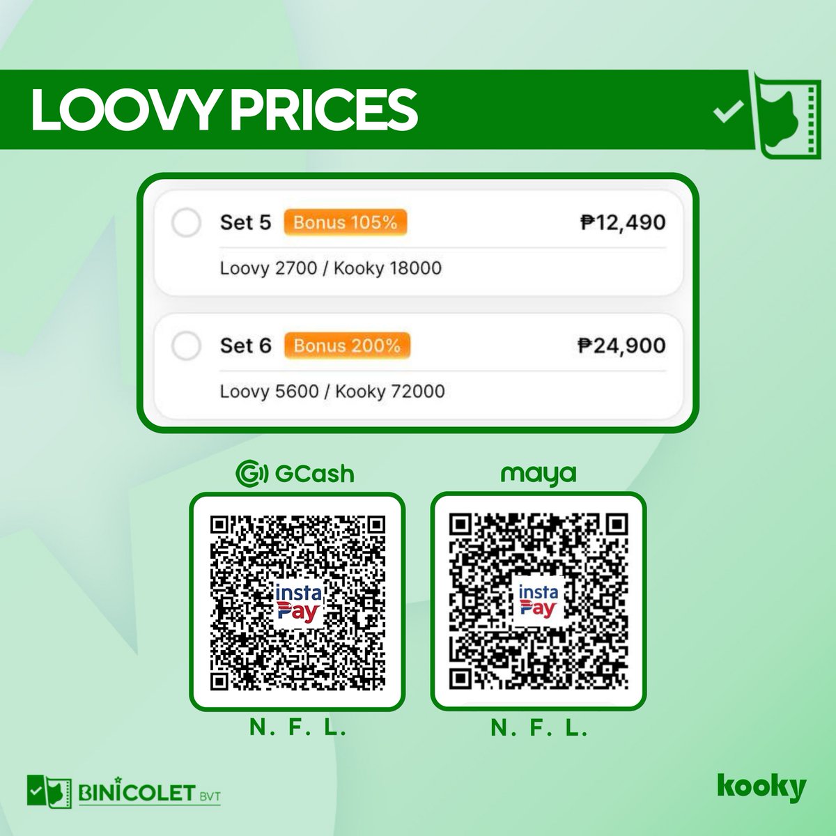 UBOS! Ubos na ubos na po kami!😭

Sabi nga ni Maloi, "Ganahan kog LOOVY" ay, lubi pala

LOOVY - x10 voting power
(ex. 10 loovys = 100 votes/kookys)

🎯 Goal: To Secure SET 5 or SET 6
🎁 Reward: Massive Billboard Ads in Manila for her birthday

We’re kindly asking for your support