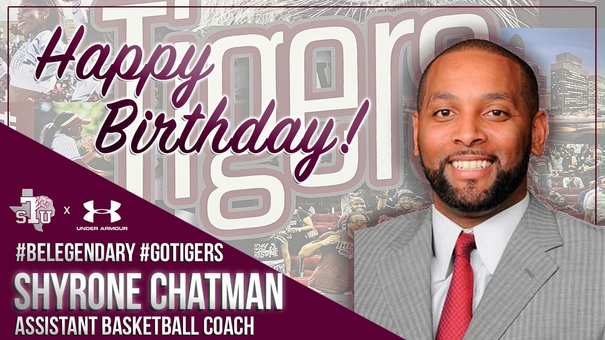 Texas Southern Basketball (@tsumenshoops) on Twitter photo Tiger fans , want to say Happy Birthday to our own Coach Shyrone Chatman, lets celebrate him on this day, hope it is a great day 
#BeLegendary #TSUproud #TexasSouthernBasketball #TexasSouthernUniversity #GoTigers Tiger fans , want to say Happy Birthday to our own Coach Shyrone Chatman, lets celebrate him on this day, hope it is a great day 
#BeLegendary #TSUproud #TexasSouthernBasketball #TexasSouthernUniversity #GoTigers