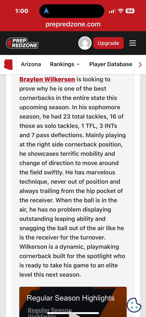 Braylon Wilkerson (@braylonwilk2027) on Twitter photo Thank you <a href="/HoganMiller3/">Hogan Miller</a> and <a href="/PrepRedzoneAZ/">Prep Redzone Arizona</a> for the 2025 write-up on me and my teammates <a href="/DMWolvesFB/">Desert Mountain Wolves Football</a>—we ready to make some noise this season!🔥💪 #DMFootball #UnderTheRadar #2025Szn
<a href="/coachconrad41/">Coach Conrad Hamilton</a> <a href="/LoganRadke/">Logan Radke</a> Thank you <a href="/HoganMiller3/">Hogan Miller</a> and <a href="/PrepRedzoneAZ/">Prep Redzone Arizona</a> for the 2025 write-up on me and my teammates <a href="/DMWolvesFB/">Desert Mountain Wolves Football</a>—we ready to make some noise this season!🔥💪 #DMFootball #UnderTheRadar #2025Szn
<a href="/coachconrad41/">Coach Conrad Hamilton</a> <a href="/LoganRadke/">Logan Radke</a>