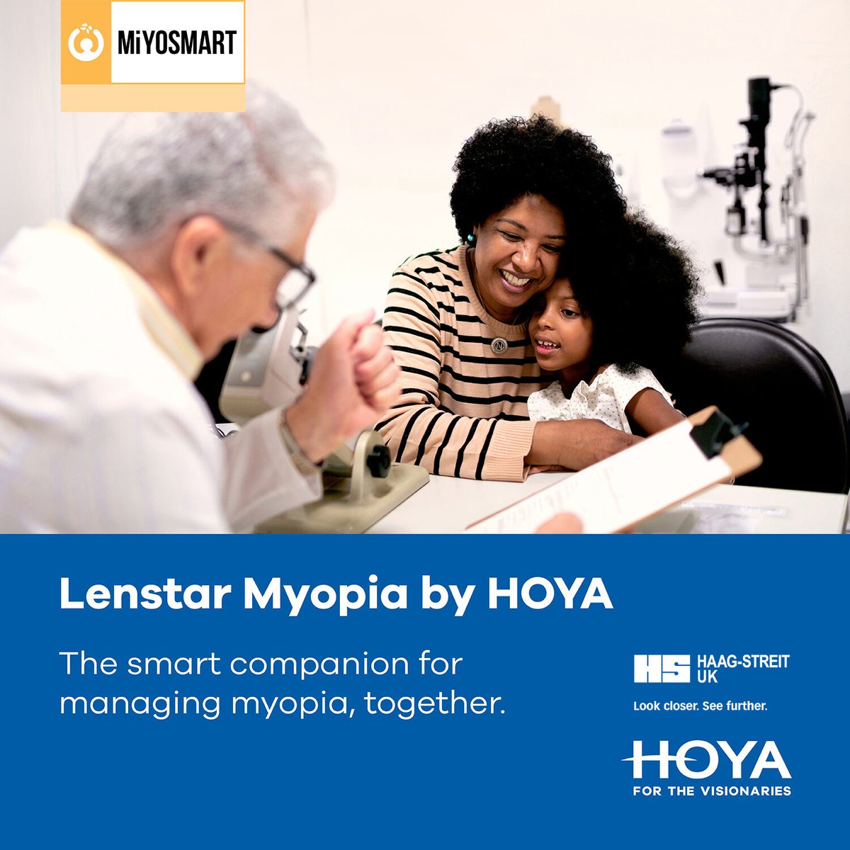Hoya_UK's tweet image. We combine the accurate biometric data from Lenstar® with the proven effectiveness of #MiYOSMART® lenses so that each lens is better able to manage myopia for your younger patients. 

To find out more, contact your Business Development Manager or email marketing@hoya.co.uk.