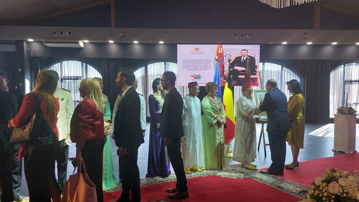 L’Ambassade du Royaume du Maroc en Belgique et au Luxembourg a célébré, le 30 juillet 2025 à Bruxelles, la Fête du Trône, marquant le 26ème anniversaire de l’accession de Sa Majesté le Roi Mohammed VI, que Dieu L’assiste, au Trône.
Plus de détails:
facebook.com/MarocenBelgiqu…