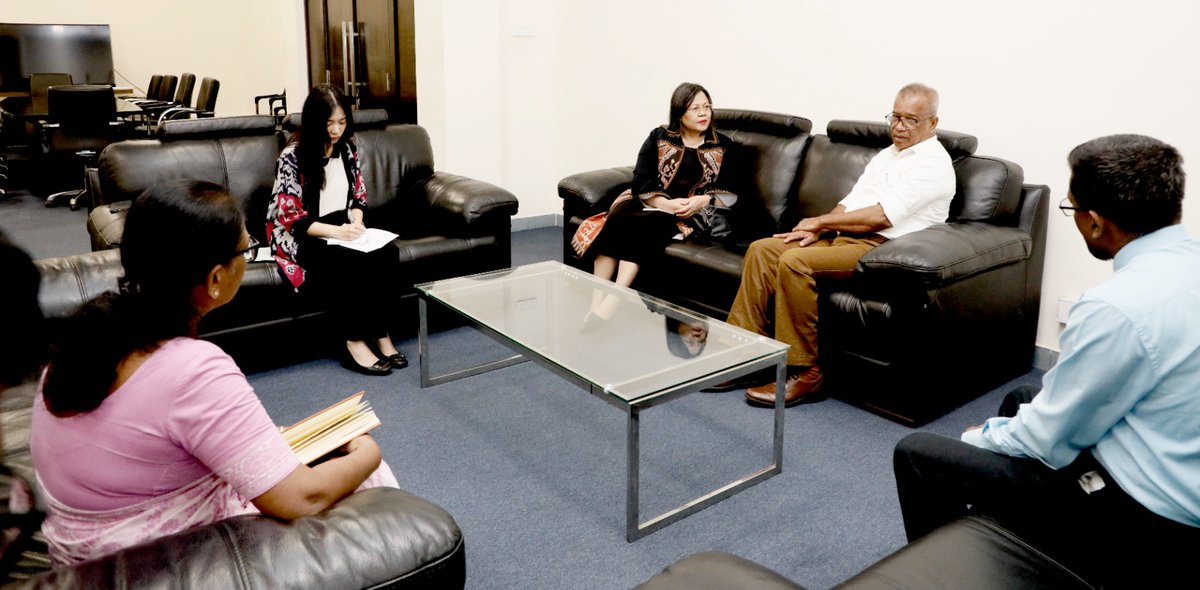 I met with Hon. Mr. K. D. Lalkantha, Minister of Agriculture of Sri Lanka, to discuss strengthening bilateral agriculture cooperation on 22 July 2025. We reaffirmed our commitment to implement the MoU and collaborate through the Joint Agriculture Cooperation Committee.