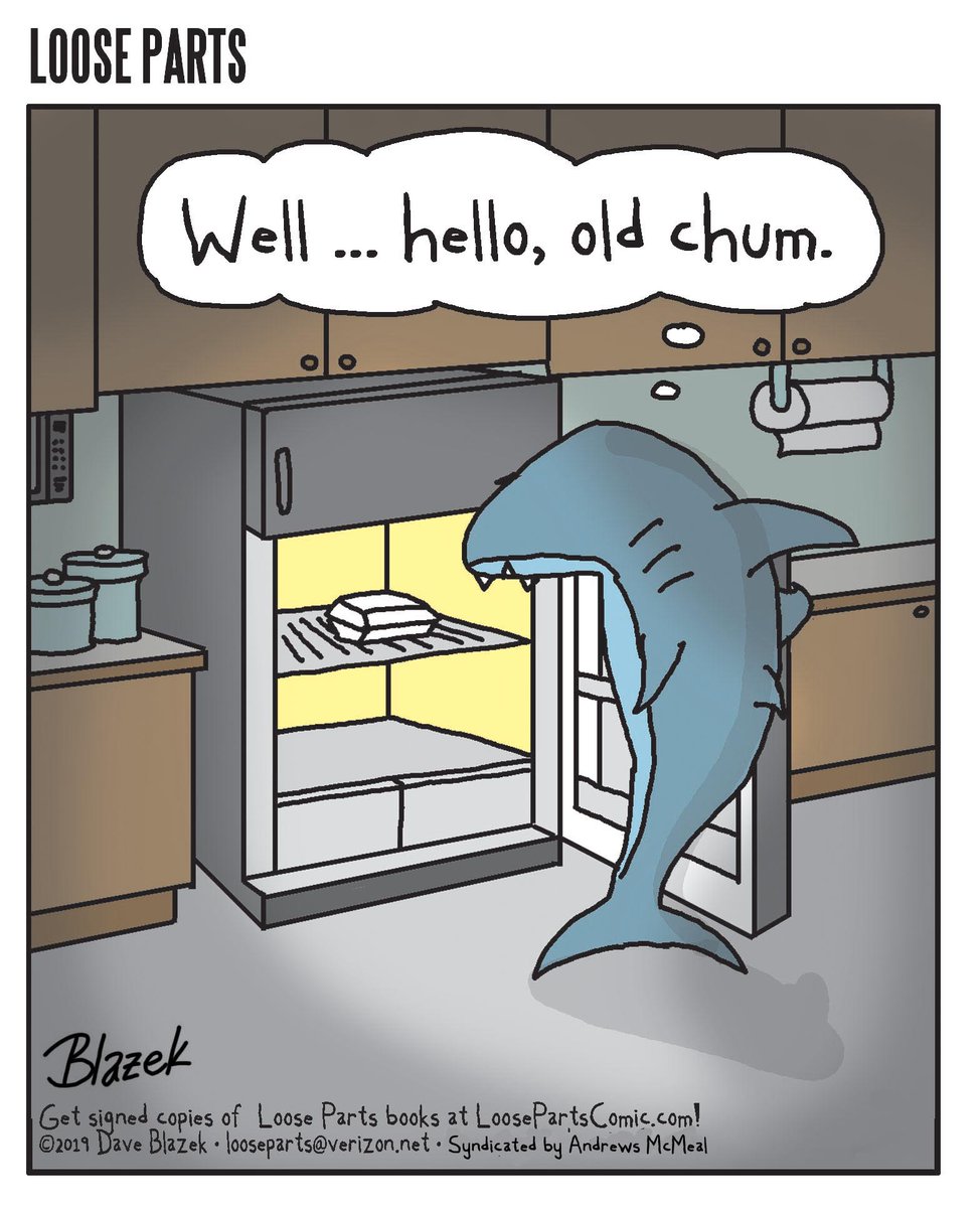 Well, since it's Shark Week and all ... #Sharks #Sharkweek #Leftovers #Comics #Comic #Cartoon #Cartooning