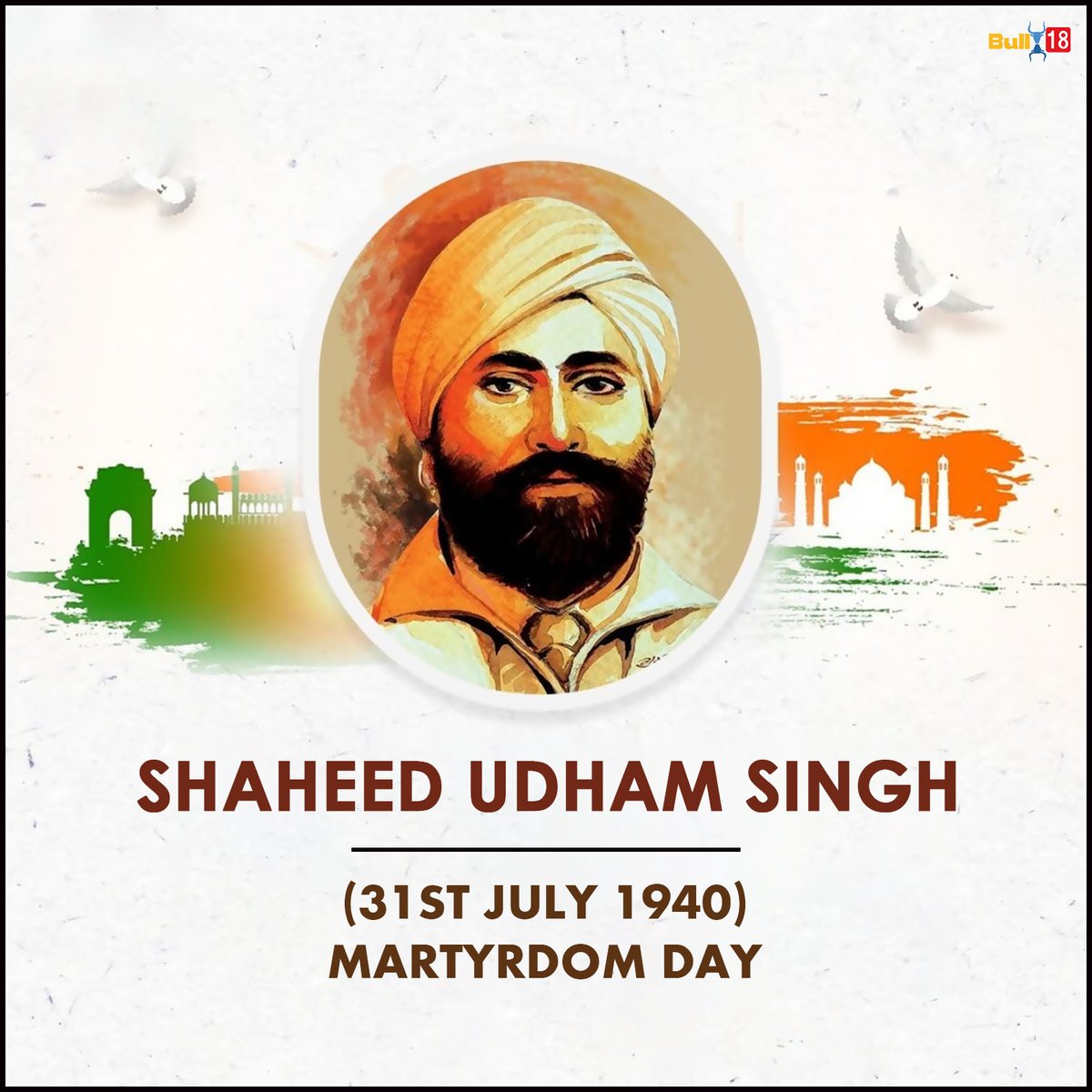 On his martyrdom day, we pay heartfelt tribute to Shaheed Udham Singh — the revolutionary who avenged the Jallianwala Bagh massacre and ignited the flame of justice. His courage will forever inspire generations. Jai Hind 🇮🇳

#ShaheedUdhamSingh #MartyrdomDay #JallianwalaBagh
