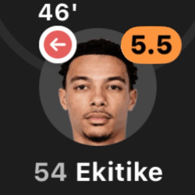 Gyökeres played 10 minutes and already has higher ratings than €95m Ekitike.

Iff I speak....