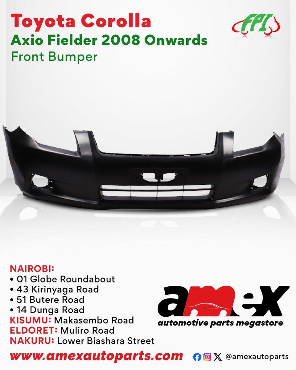 Protect your ride. Upgrade your style.

Shop quality bumpers that are built to last, only at amexautoparts.com. Call/WhatsApp 0753300400 for enquiries