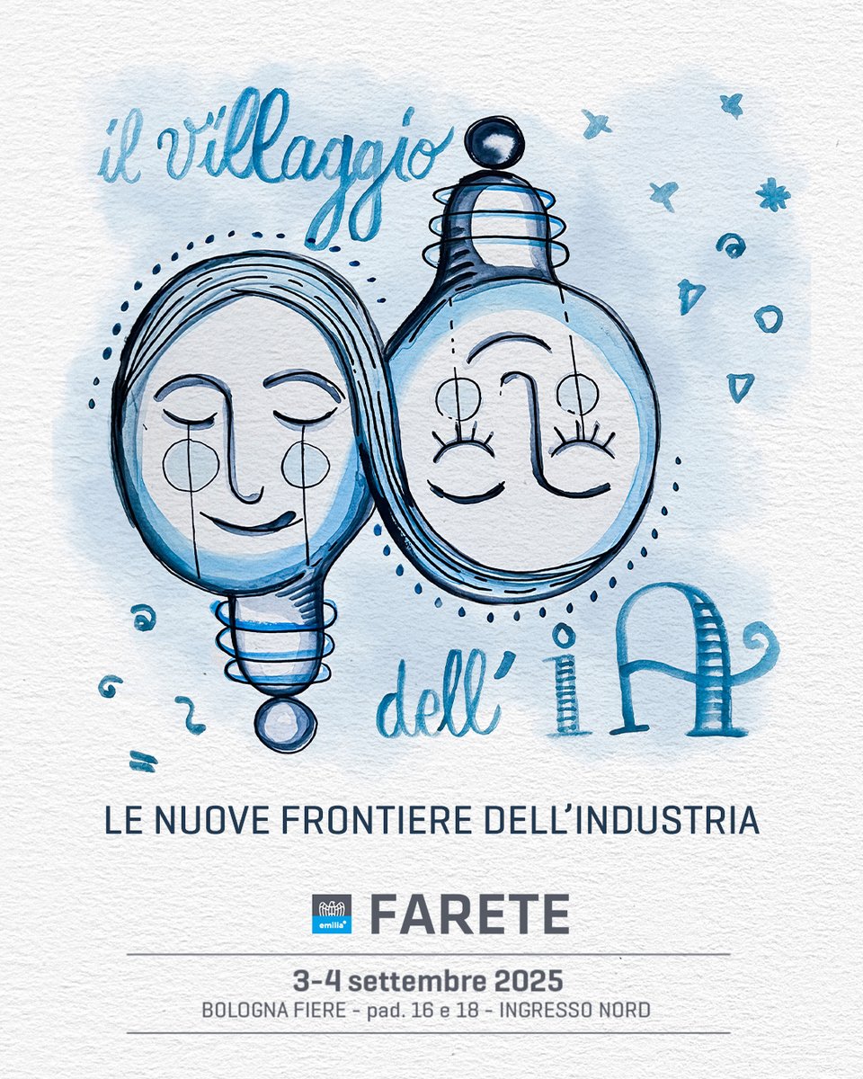 Al centro della nuova edizione di #FARETE ci sarà l’Intelligenza Artificiale Generativa, grazie al Villaggio dell’IA 2025. 

Uno spazio innovativo per conoscere, condividere e progettare.

✅Scopri di più: tinyurl.com/t39m5e7z

#ConfindustriaEmilia #FARETE2025