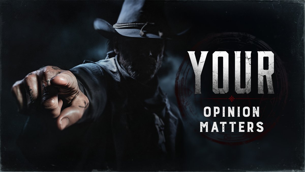 Hunters,

We're launching a new survey, and this time, it’s all about you! We want to know more about your playstyle, your motivations, and how you see yourself in the world of Hunt.

Your answers will directly help shape the future of Hunt: Showdown 1896 and guide our