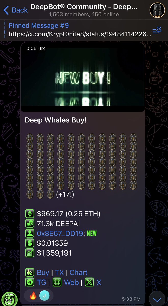 hearts4marky's tweet image. $DEEPAI is gaining unstoppable momentum, the buying is keep on rolling  and the traction is undeniable. If you haven’t check ,now’s the time. Opportunities like this don’t wait. Take the shot! 

#DEEPAI  #AITrading #AltcoinSeason