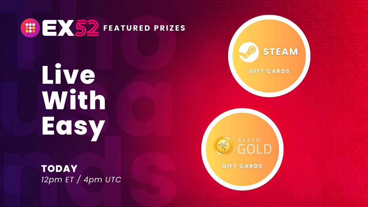 Our friend <a href="/EasyEatsBodega/">Easy</a> is trading live for EX52.

🔵(Profit) or🔴(Loss)
📅Today at 12pm ET | 4pm UTC

🪙Skip the line with Wildpass or $10+ credits
📦Grab a Skybox for bonus points
🏆$800 in gift cards up for grabs