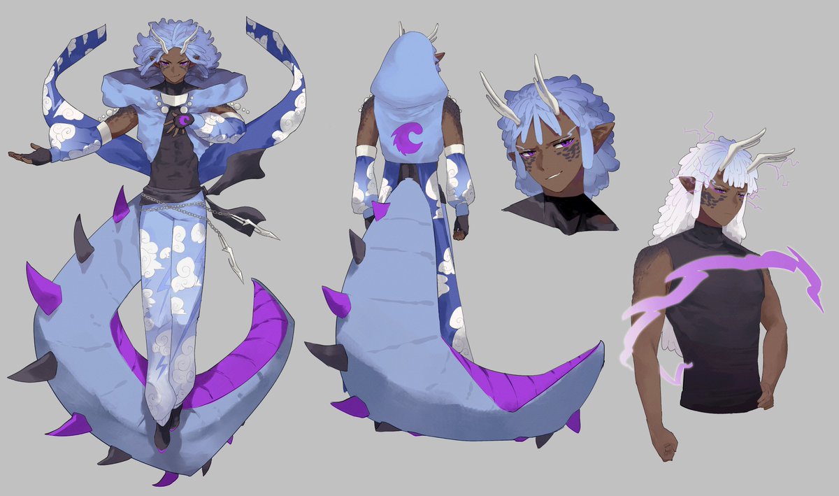 AzureScalesVT's tweet photo. Also my friend got mad my ref sheet isn't pinned on Twitter so here...have at thee! https://t.co/c7RI7VkxOt