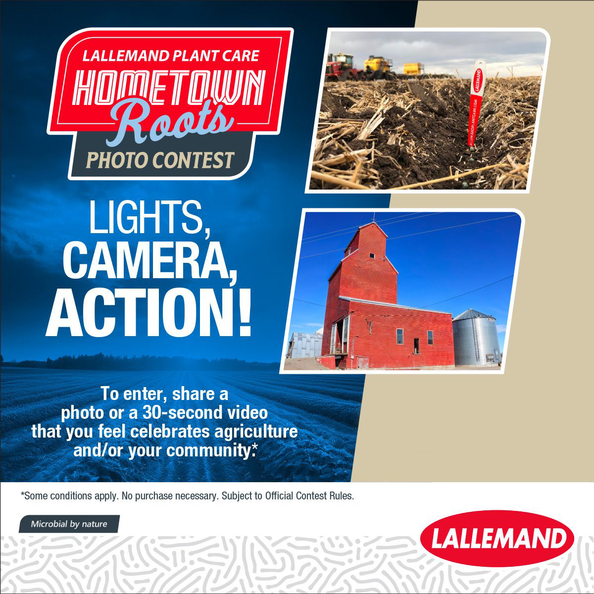 Celebrate agriculture and support a local cause! Submit a photo or short video to Lallemand Plant Care’s Hometown Roots Photo Contest by August 15 for your chance to win $5,000 for a charity in your community. ow.ly/iSlM50Ws5Fr
